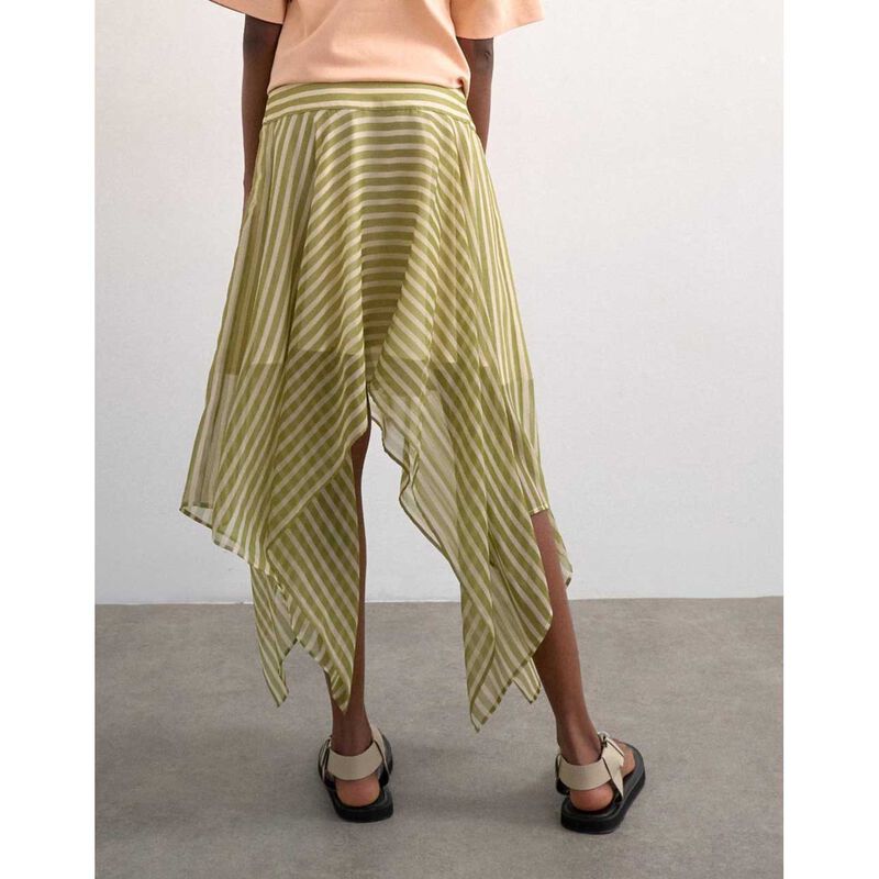 TOPSHOP Nata Hanky Hem Mini Skirt image number 1